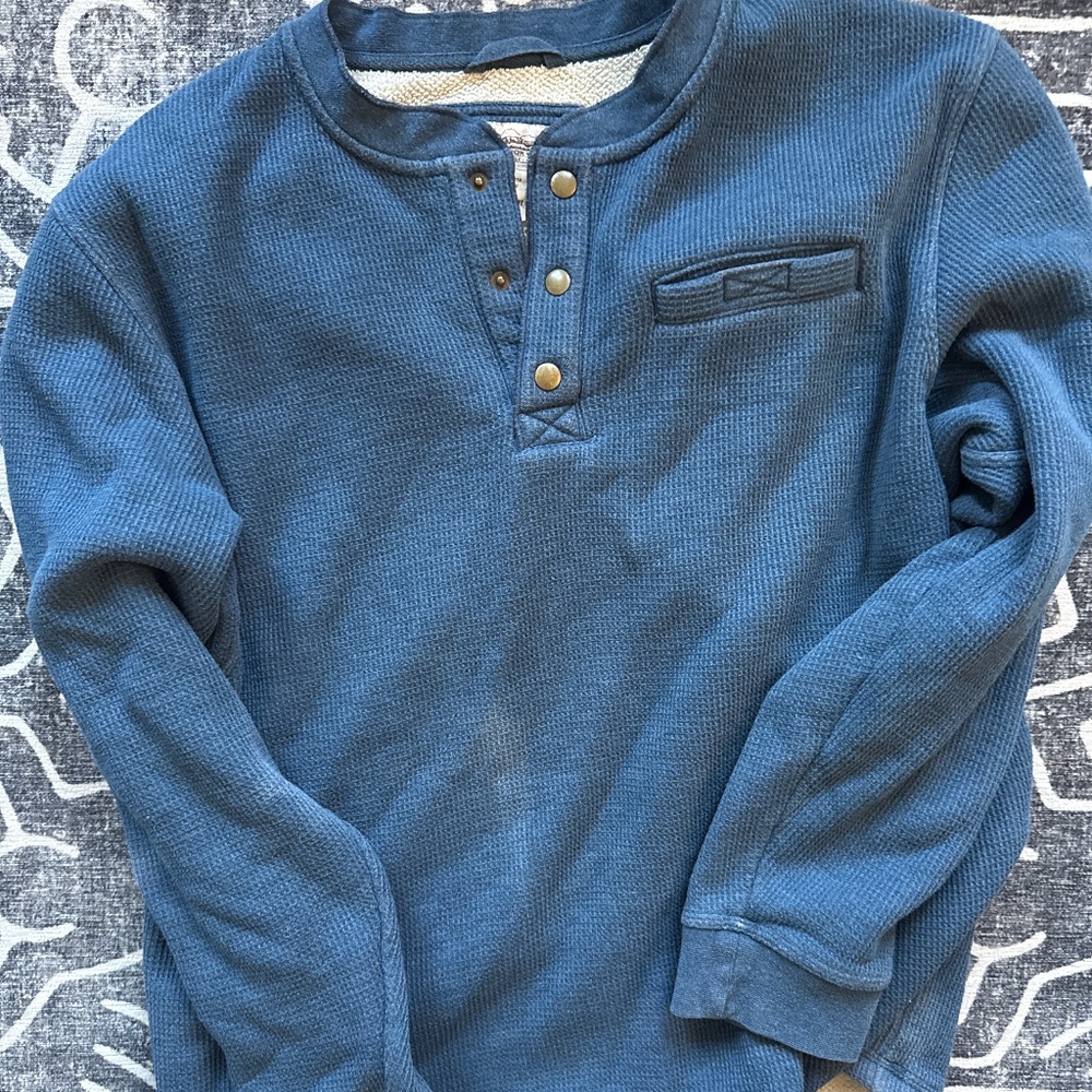 LL Bean Fleece-Lined Shirt Large